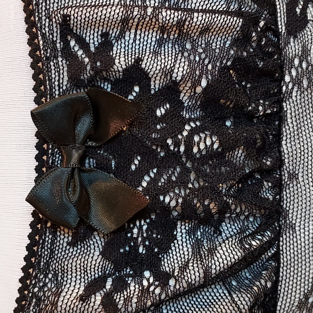 Dolls Kill Widow NWT Goth Whimsigoth Steampunk Coquette Festival Alt Lace Top L - Picture 7 of 10